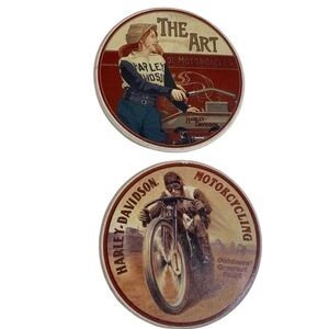 Harley Davidson Coasters Two Included